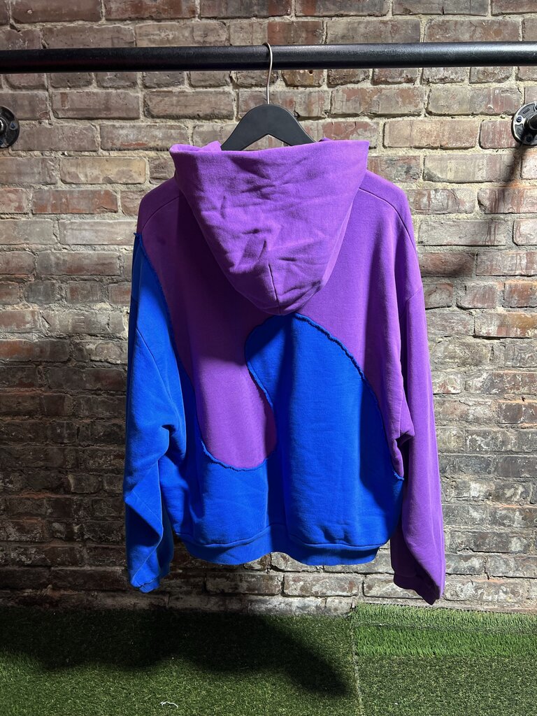 ERL Swirl Hoodie Purple/Blue Sz. M