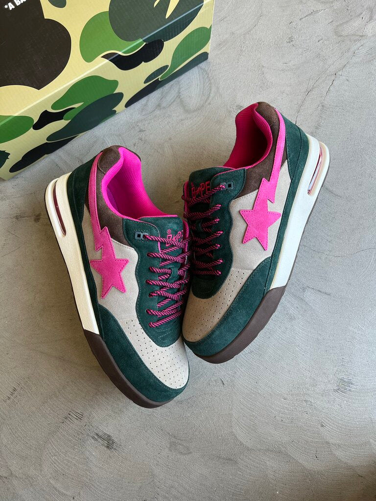 Bape Roadsta Low Teal/Pink Sz. 13
