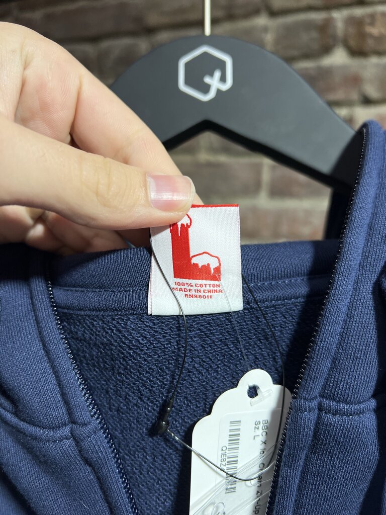 BBC X Ice Cream Zip-Up Navy Sz. L