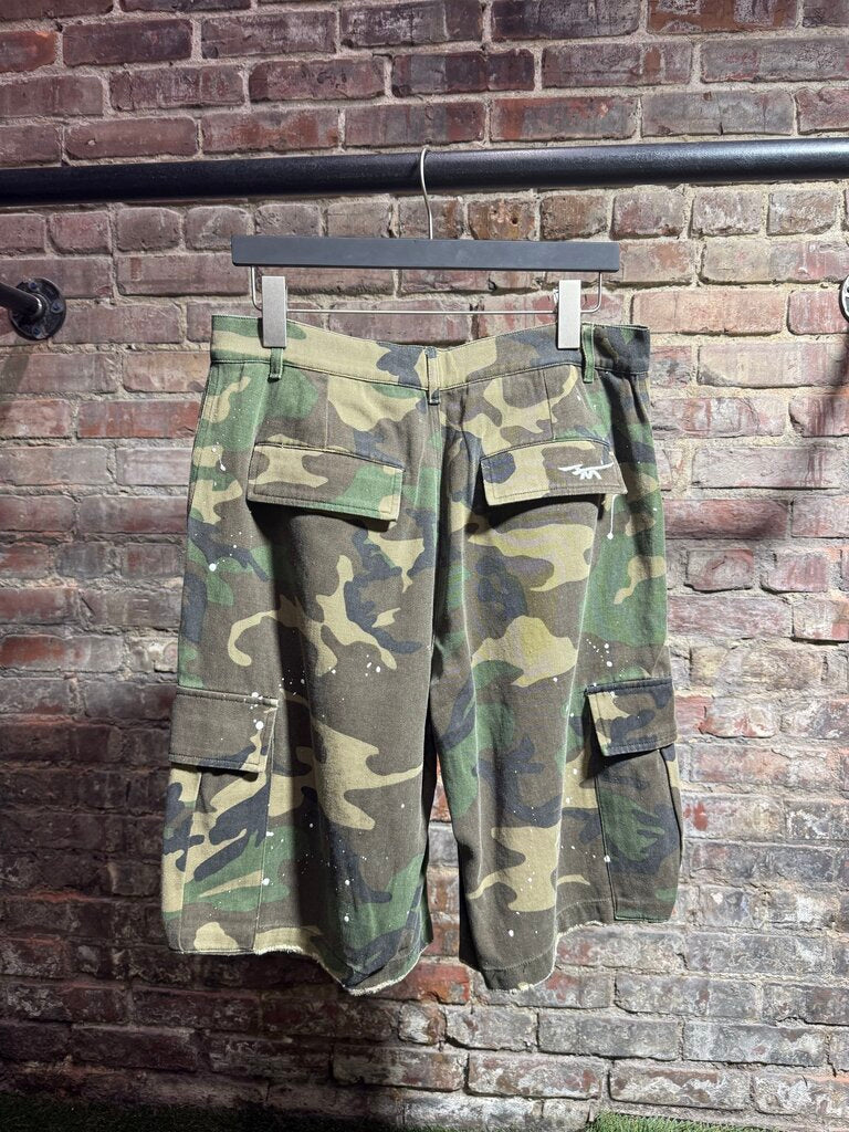 HMDD Camo Worker Shorts Sz. S