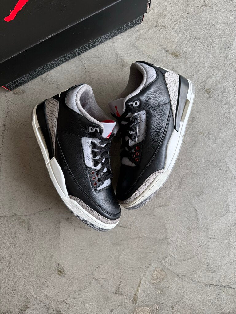 Jordan 3 Black Cement Sz. 10