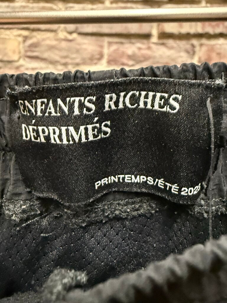 Enfants Riches Déprimés Black Cargo Pants Sz. XS
