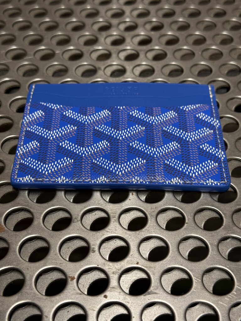 Goyard Card Holder Blue