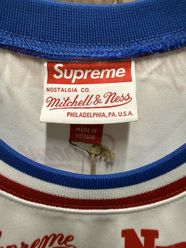 Supreme X Mitchell & Ness Monogram Jersey XL