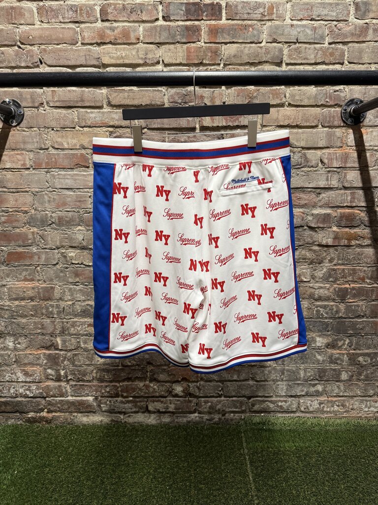 Supreme X Mitchell & Ness Monogram Shorts XL
