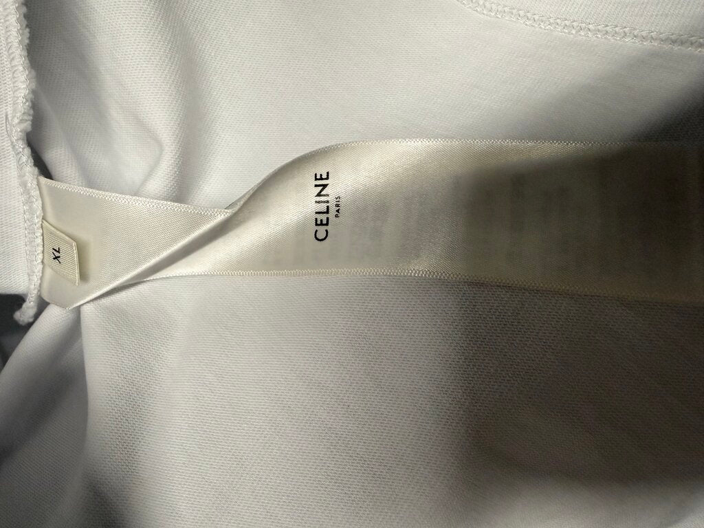 Celine Pocket logo Tee sz. XL
