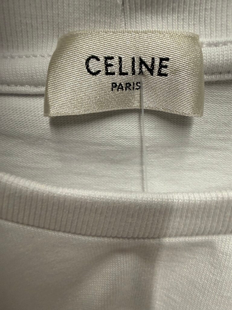 Celine Pocket logo Tee sz. XL