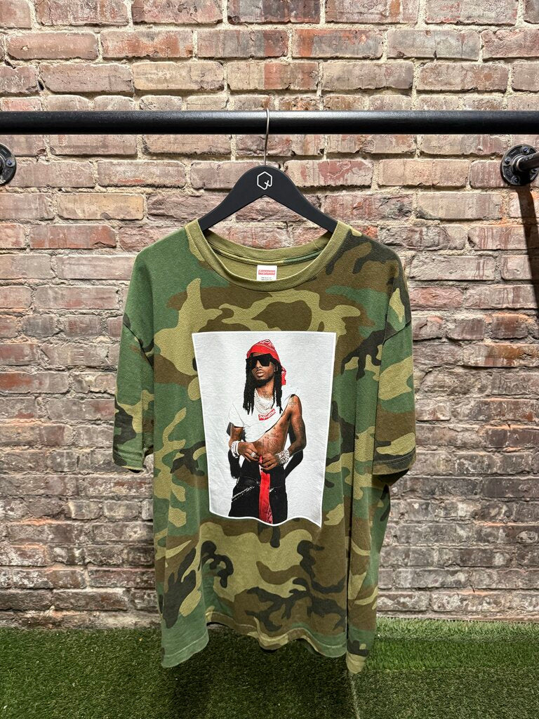 Supreme X Playboi Carti Tee Camo Sz. XL
