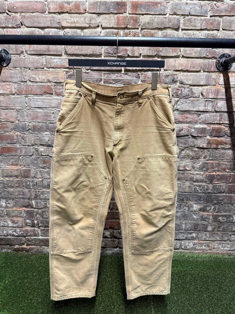 Carhartt Double Knee Carpenters Tan Sz. 34x30