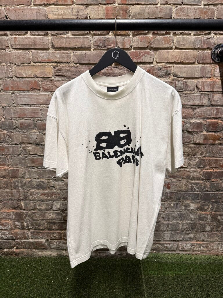 Balenciaga Graffiti Logo Tee sz. XL