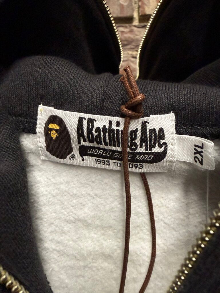 Bape Check Camo Shark Full Zip-Up sz. XL