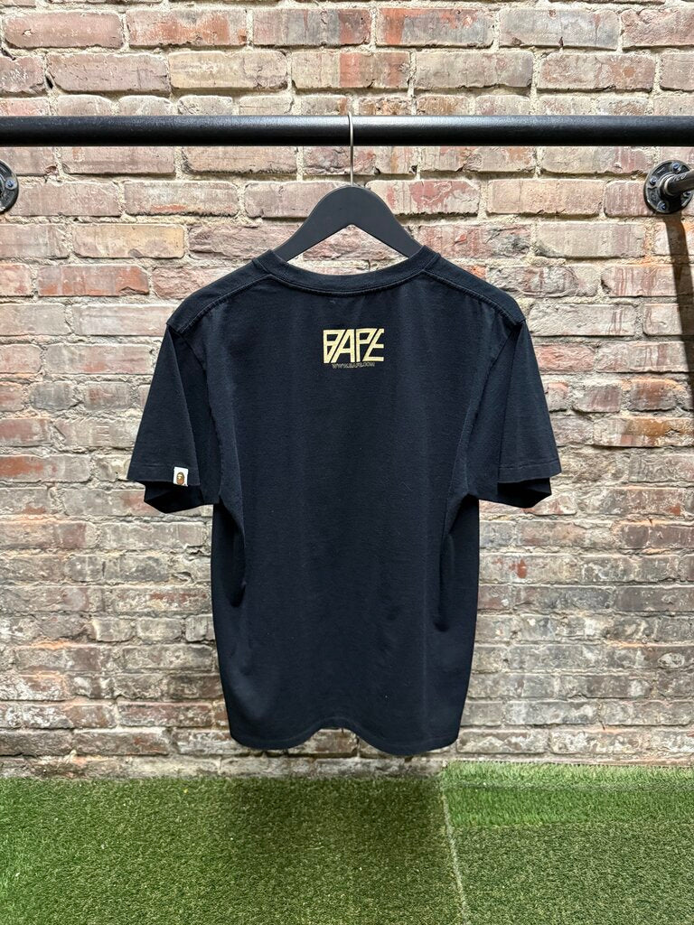Bape Monogram Tee blk/gold sz. M