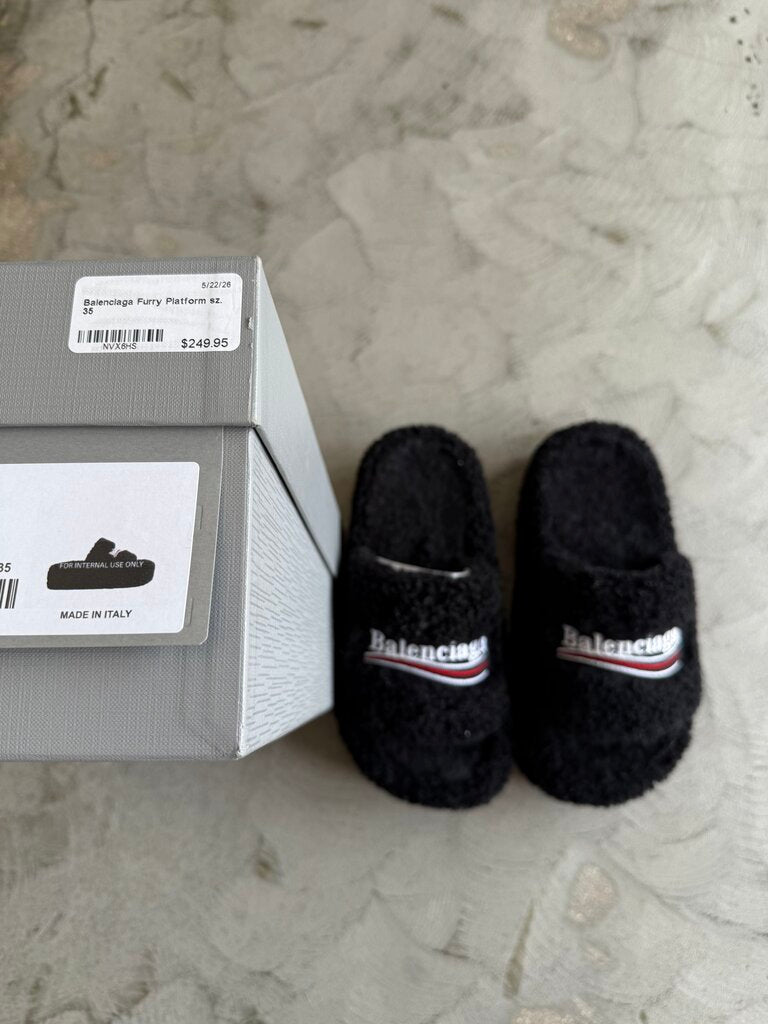 Balenciaga Furry Platform sz. 35