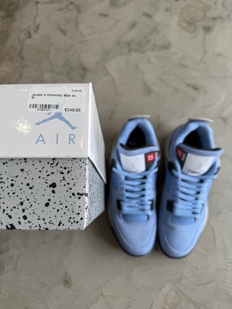 Jordan 4 University Blue sz. 10