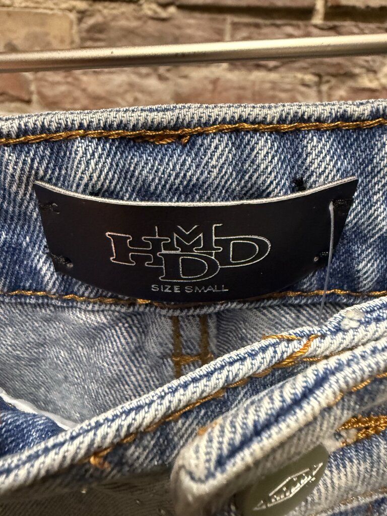 HMDD Rhinestone Light Blue Shorts sz. S