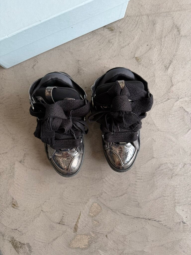 Lanvin Basses Curb XL Leather Sneaker sz. 40