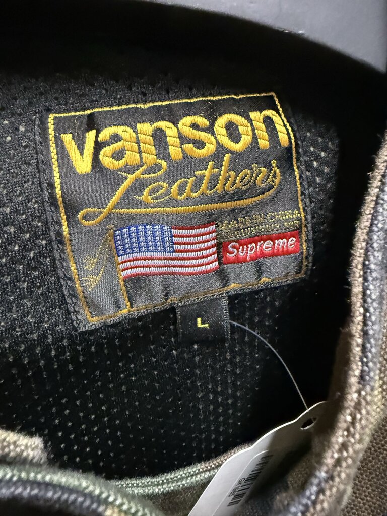 Supreme Vanson Leathers SS26 Cordura Jacket sz, L
