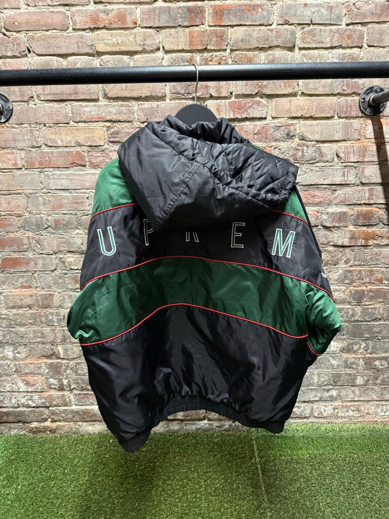 Supreme Sports Piping Puffy Jacket sz. L
