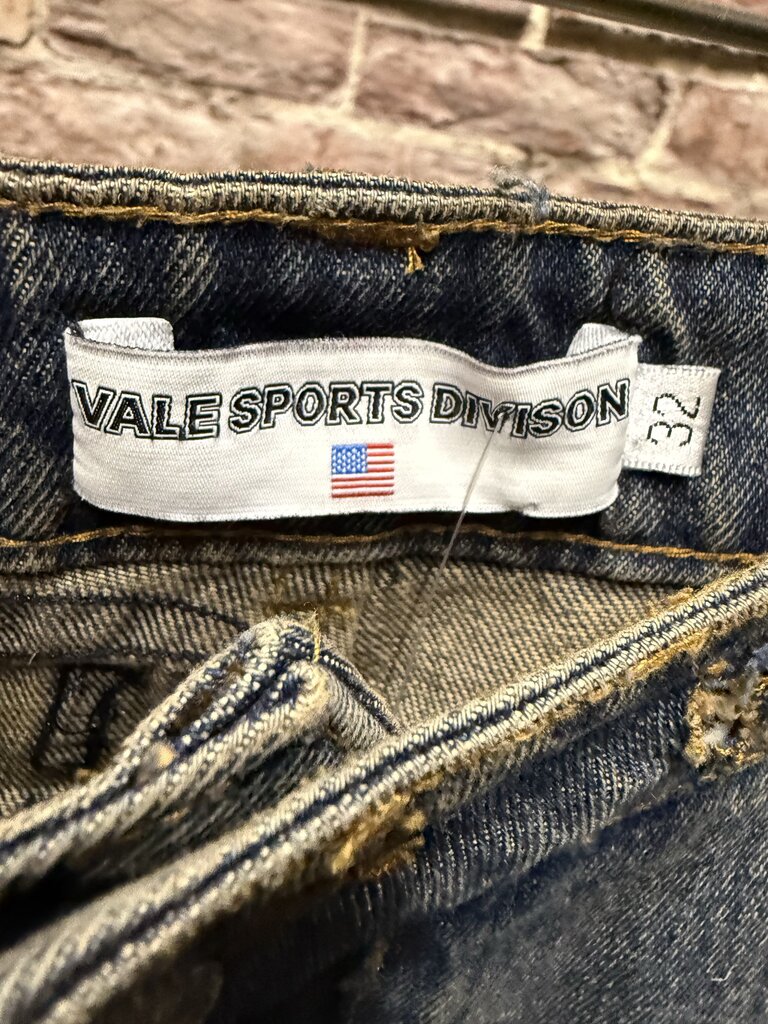Vale Chopper Mud Wash denim Jeans Sz. 32