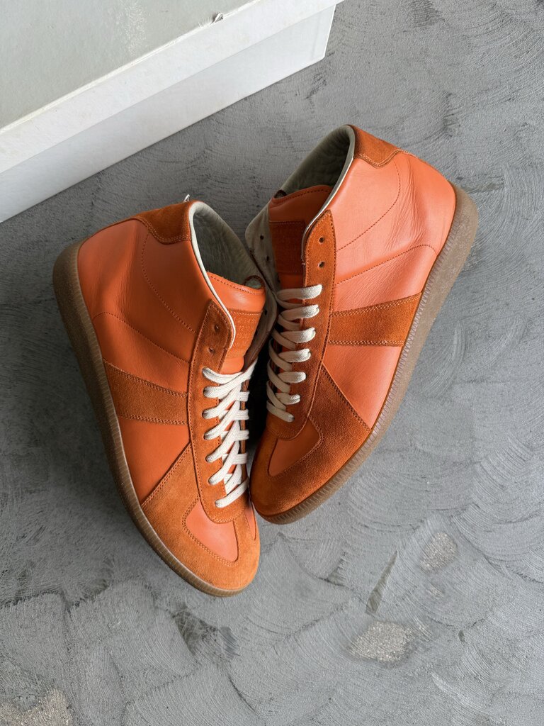 Maison Margiela Gat Sneaker Orange Sz. 46