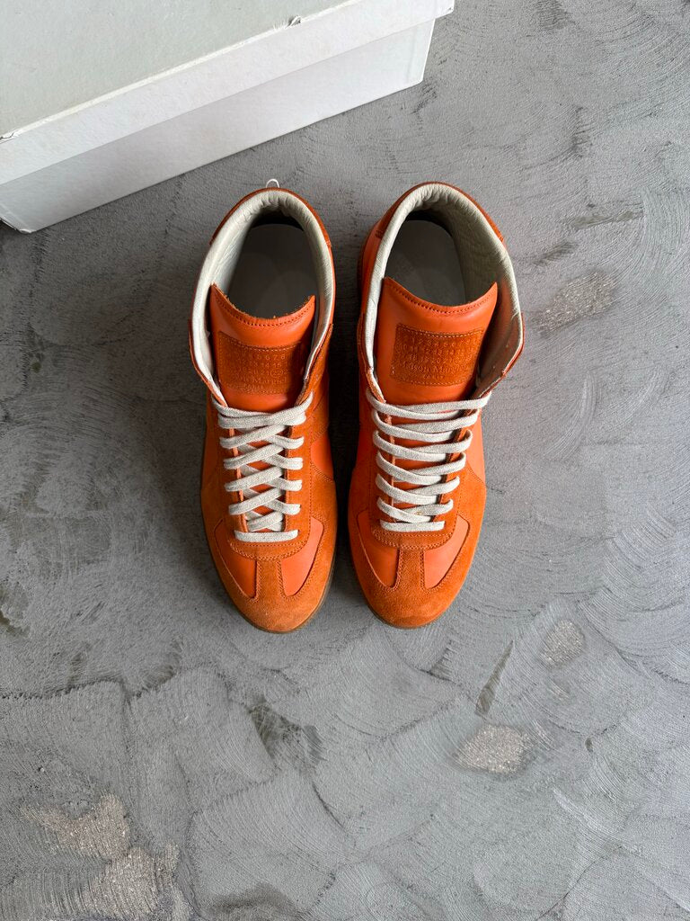Maison Margiela Gat Sneaker Orange Sz. 46