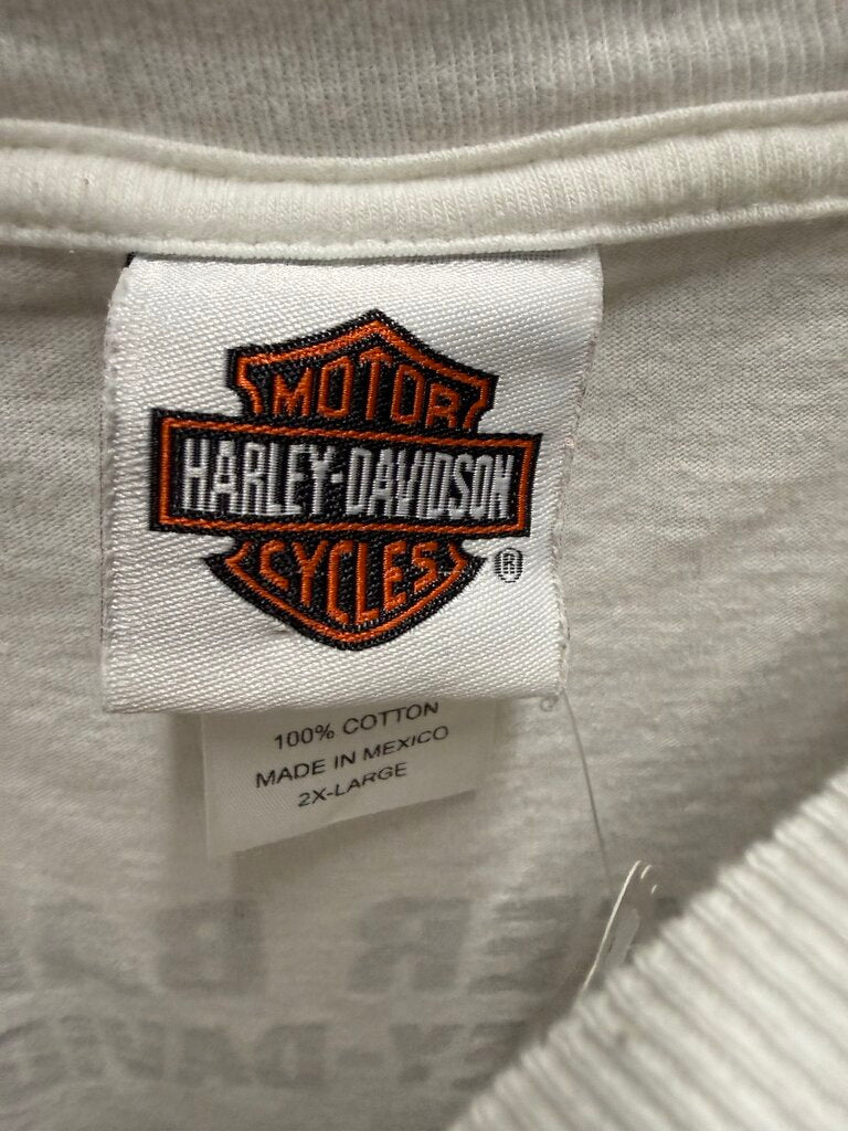 Vintage Harley Davidson 2003 White Tee Sz. XL