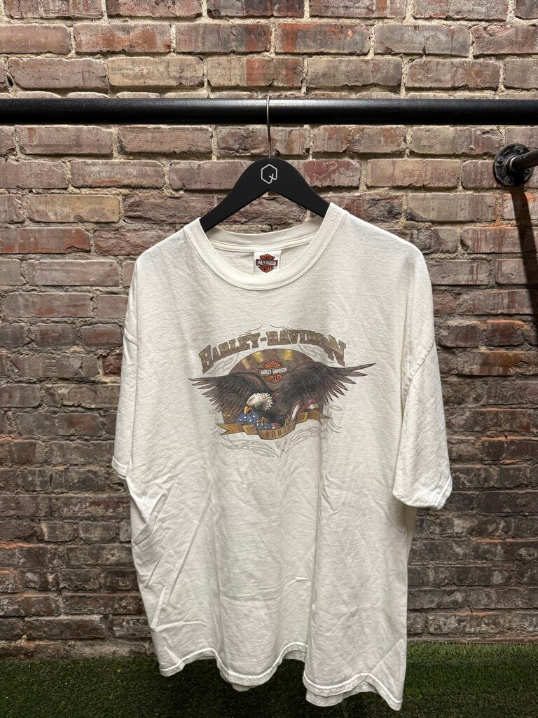 Vintage Harley Davidson 2003 White Tee Sz. XL