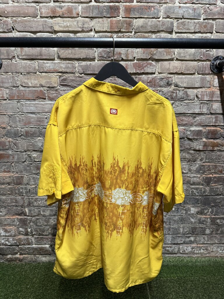 Vintage Ecko Unlimited Button-Up Yellow Sz. XXL