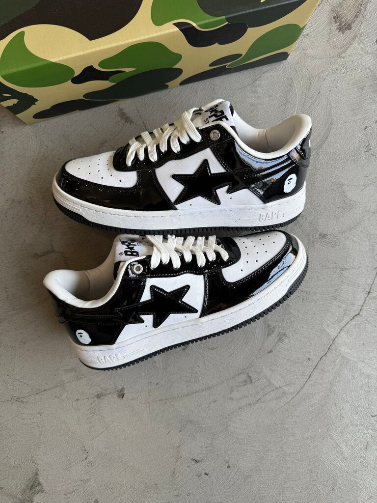 Bape Roadsta White/Black Sz. 9.5M