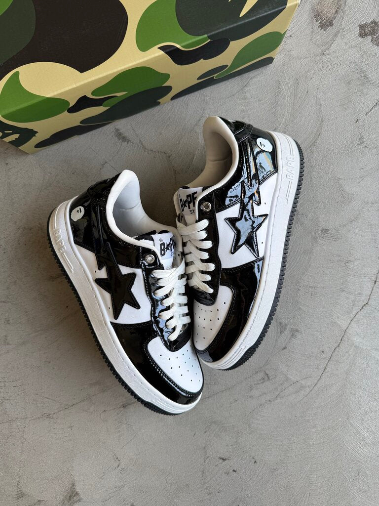 Bape Roadsta White/Black Sz. 9.5M