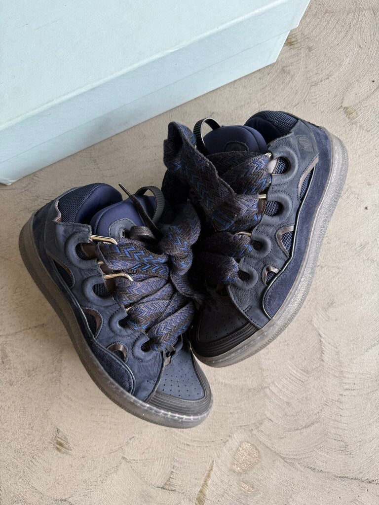 Lanvin Curb Monochrome Navy Blue sz. 41