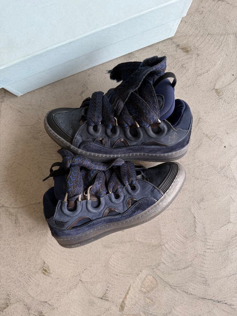 Lanvin Curb Monochrome Navy Blue sz. 41