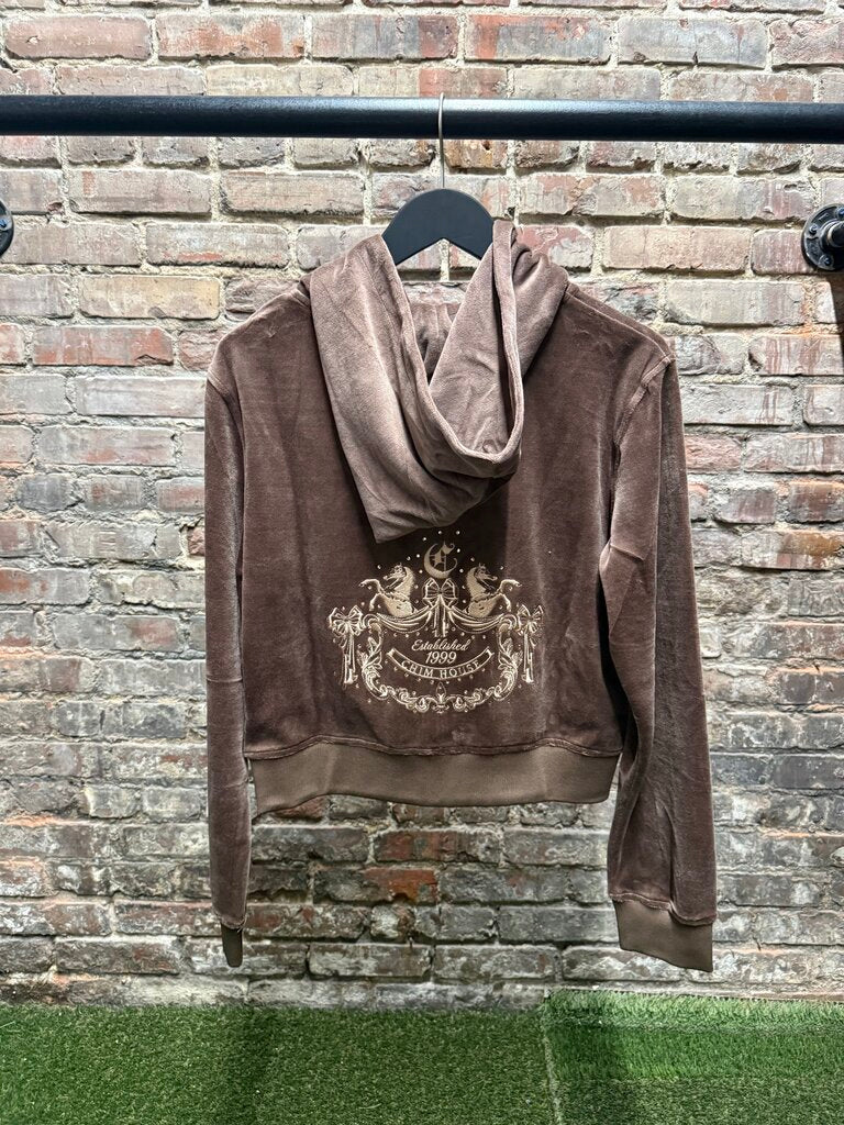 HMDD ChIm House Velour Top Sz. M