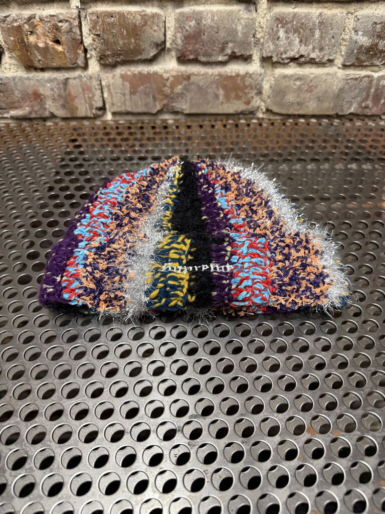 Supreme Multi Knit Beanie Purple/Teal