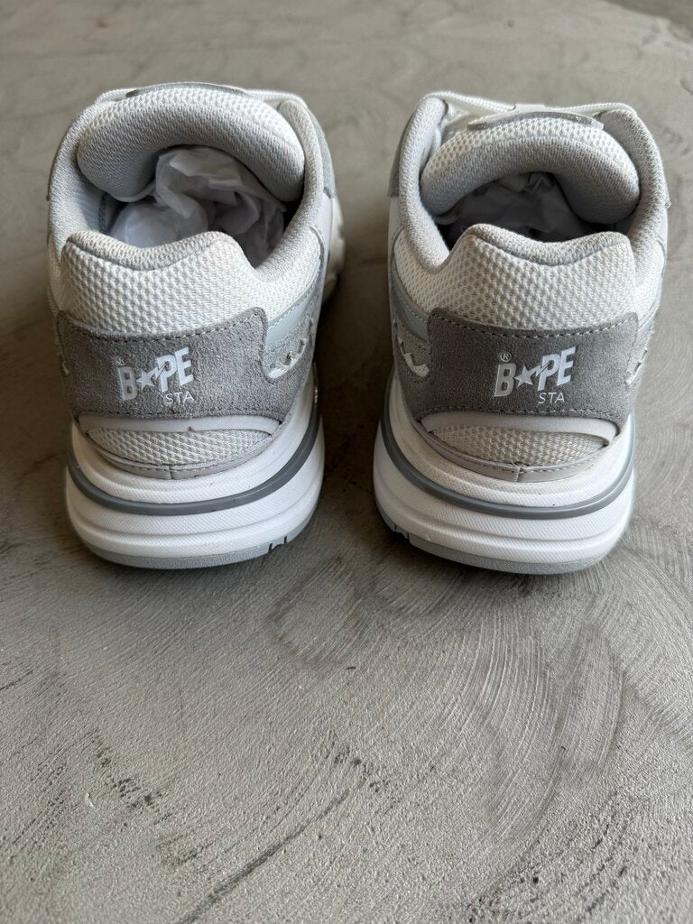 Bape SS24 Shark Runner Grey/White Sz. 7