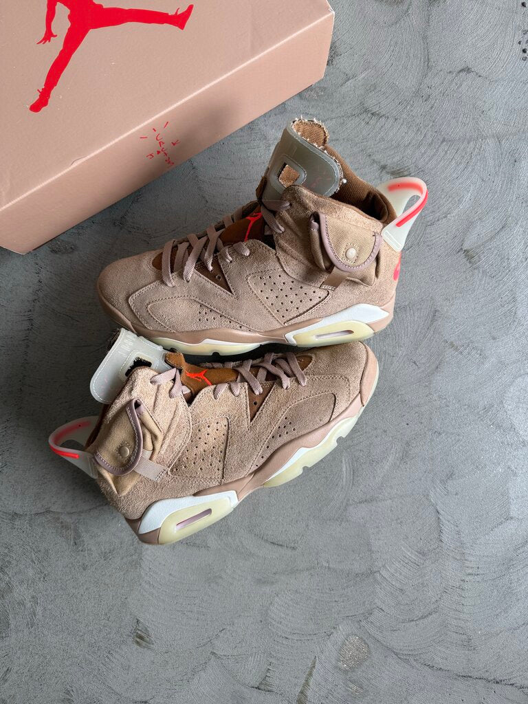 Travis Scott X Jordan 6 British Khaki Sz. 9M
