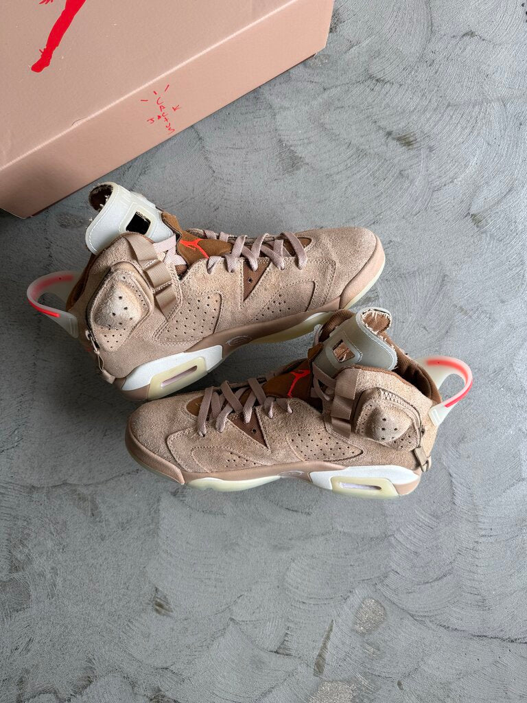 Travis Scott X Jordan 6 British Khaki Sz. 9M