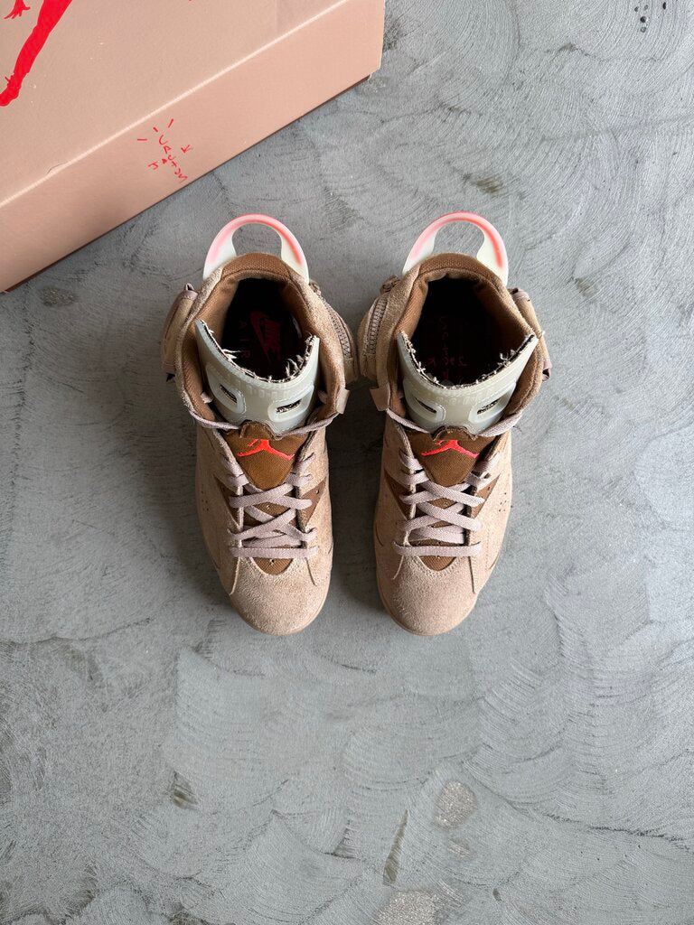 Travis Scott X Jordan 6 British Khaki Sz. 9M