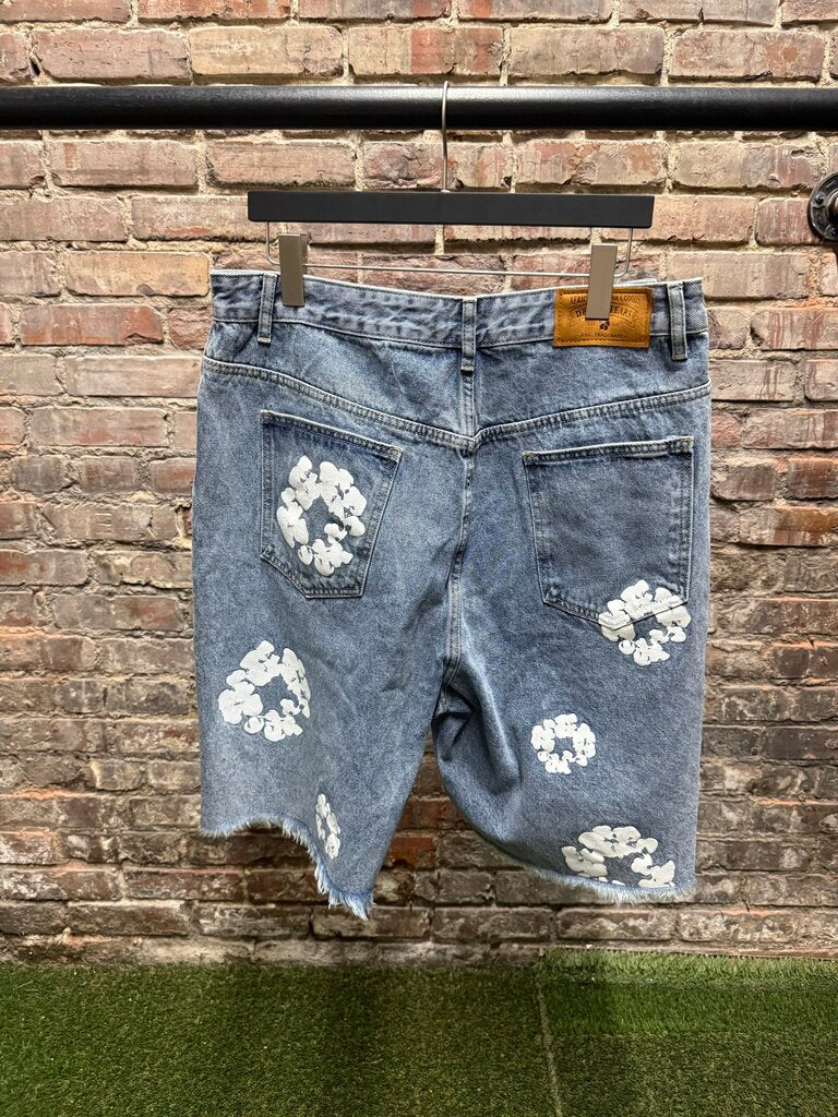 Denim Tears Blue Light Was Jean Shorts Sz. XXL