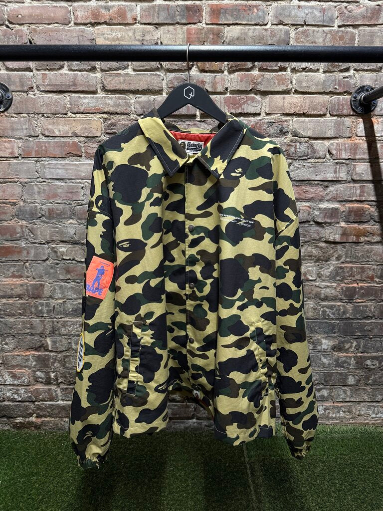 Bape 1st Camo Relaxed Coach Jacket sz. 2XL