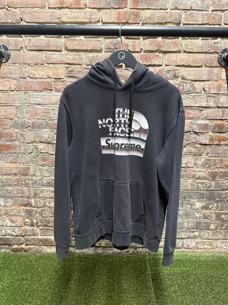 Supreme X TNF Hoodie Black Sz. M