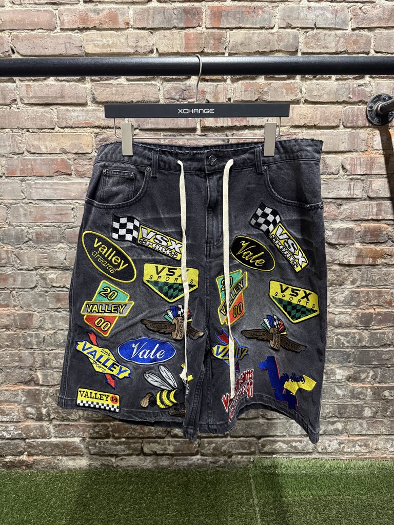Vale State Passport Jorts Black Sz. 36