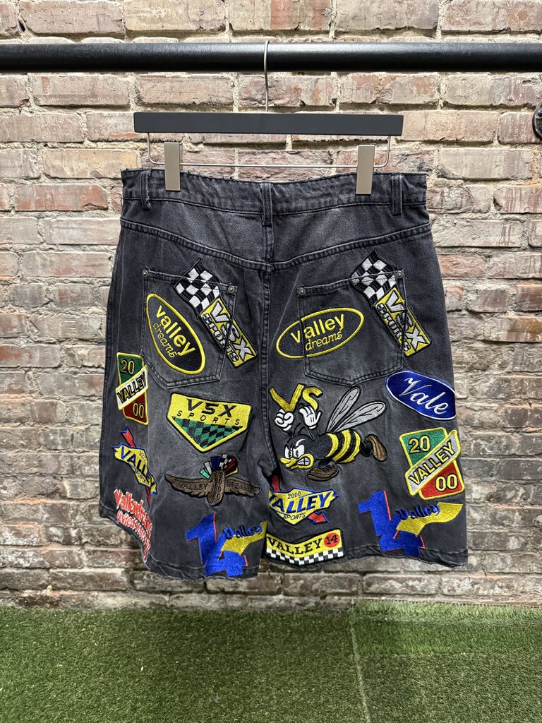 Vale State Passport Jorts Black Sz. 32