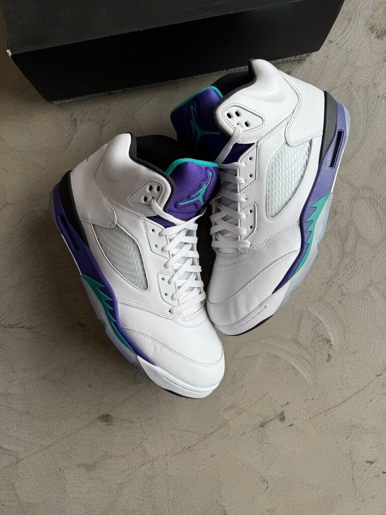 Jordan 5 White Grape Sz. 14