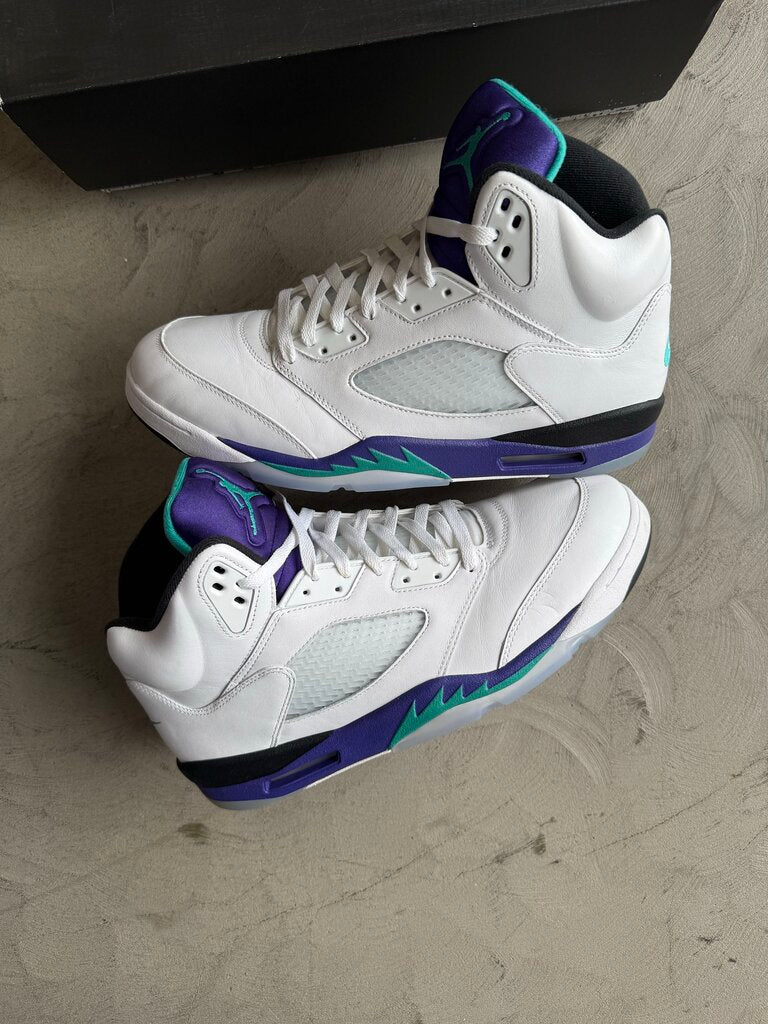 Jordan 5 White Grape Sz. 14