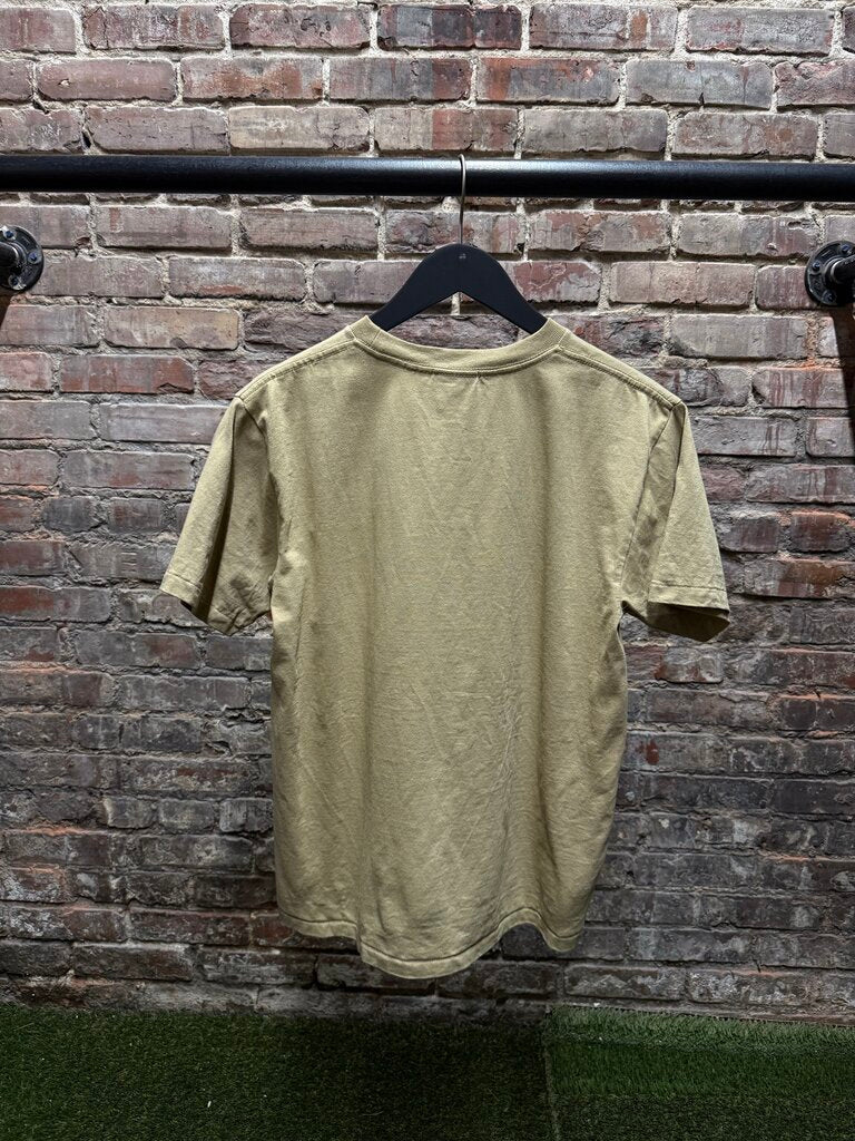 Bape College Spellout Tee Tan Sz. S