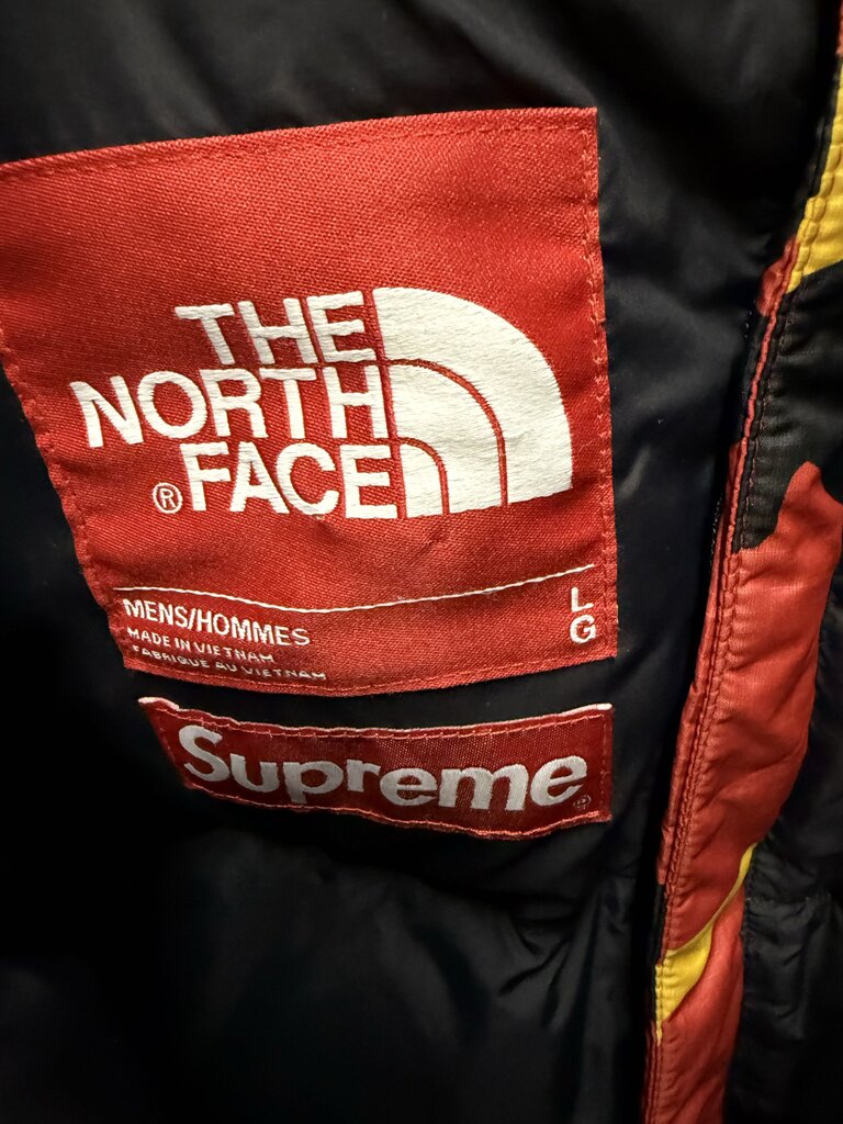 Supreme x Northface Split Nupste Puffer sz. L