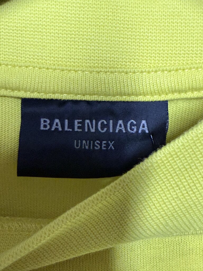 Balenciaga Oversized Surfer Logo Yellow Tee sz. 1 (S)