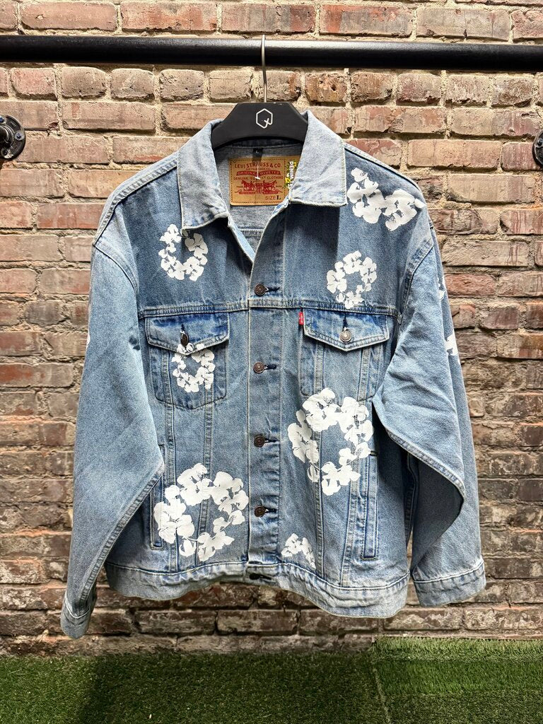 Denim Tears Light Wash Jean Jacket Sz. L