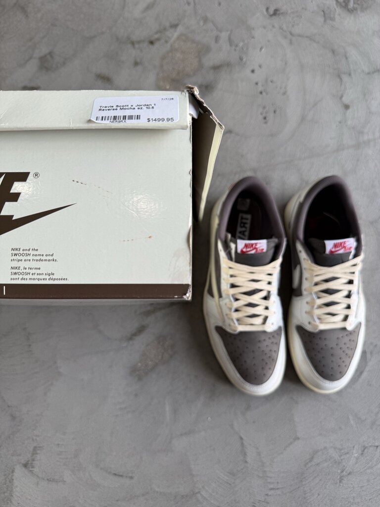 Travis Scott x Jordan 1 Reverse Mocha sz. 10.5